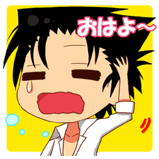Daily life of a businessman and a girl sticker #2234576