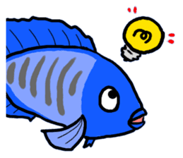 Tropical fish's sticker sticker #2234956