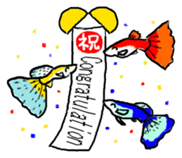 Tropical fish's sticker sticker #2234964