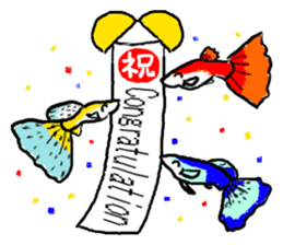 Tropical fish's sticker sticker #2234964