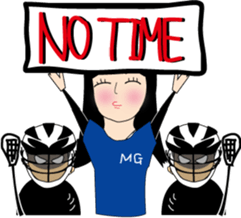 Lacrosse Life in Japan. sticker #2235345
