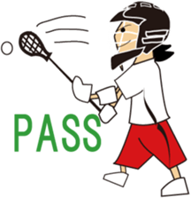 Lacrosse Life in Japan. sticker #2235346