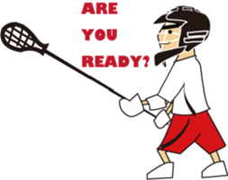 Lacrosse Life in Japan. sticker #2235348