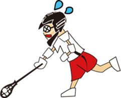 Lacrosse Life in Japan. sticker #2235357