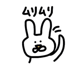 mokayu rabbit sticker #2236105