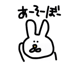 mokayu rabbit sticker #2236115