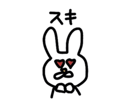 mokayu rabbit sticker #2236123
