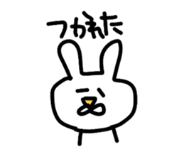 mokayu rabbit sticker #2236128
