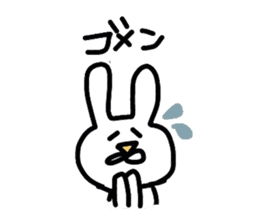 mokayu rabbit sticker #2236136