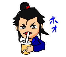 Digging Samurai sticker #2236168