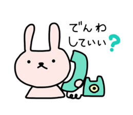 Rabbit  Sticker (For daily conversation) sticker #2236320