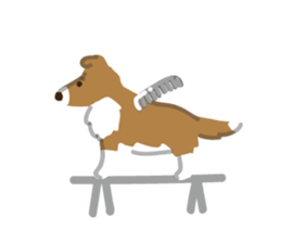 I'm Shetland Sheepdog. sticker #2236486