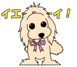 My dear dog - Toy poodle ver sticker #2237482