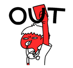 The wrinkles between the eyebrows sticker #2237915