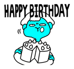 The wrinkles between the eyebrows sticker #2237920