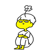 The wrinkles between the eyebrows sticker #2237938