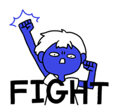 The wrinkles between the eyebrows sticker #2237943