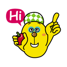 Cookies cap Dog sticker #2238745