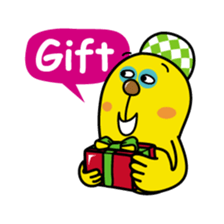 Cookies cap Dog sticker #2238750