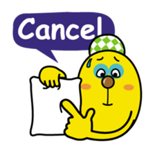 Cookies cap Dog sticker #2238773