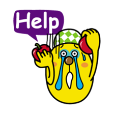 Cookies cap Dog sticker #2238782