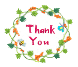 Embroidery of cute animals sticker #2238806