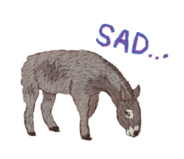 Embroidery of cute animals sticker #2238807