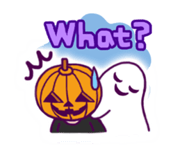 Halloween daily life conversation sticker #2239079