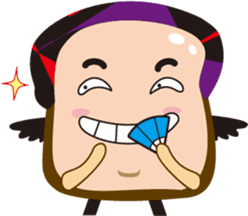 Good morning! Toast Man sticker #2240120