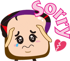 Good morning! Toast Man sticker #2240122