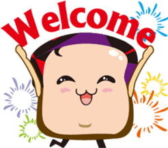 Good morning! Toast Man sticker #2240125