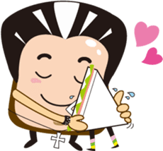 Good morning! Toast Man sticker #2240141