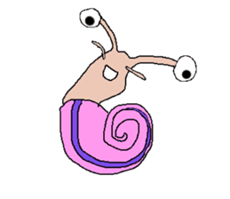 Strange snails sticker #2240387