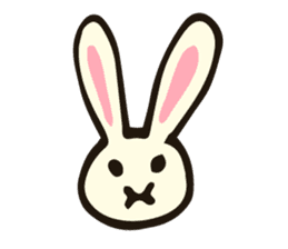 a  little rabbit sticker #2241192