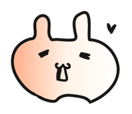 Funny Face Rabbit? sticker #2241438