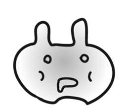 Funny Face Rabbit? sticker #2241441