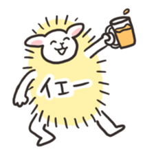 Bubble sheep sticker #2241493