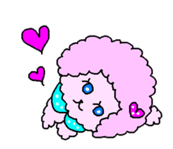 Chocolate cream dog Lovely sticker #2241852