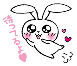 The rabbit which presumes sticker #2242151