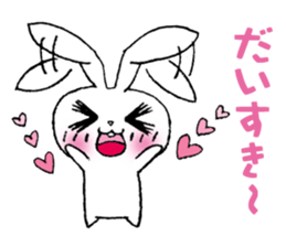 The rabbit which presumes sticker #2242153