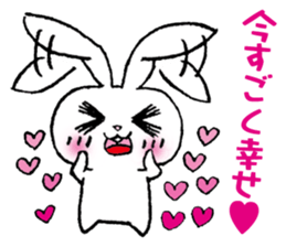 The rabbit which presumes sticker #2242156