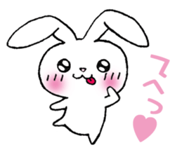 The rabbit which presumes sticker #2242160