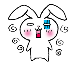 The rabbit which presumes sticker #2242170