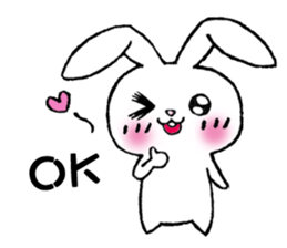 The rabbit which presumes sticker #2242176