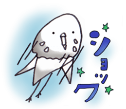 Birds of strawberry ice pattern sticker #2242393