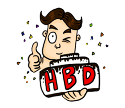 one pack man (ENG) sticker #2243335