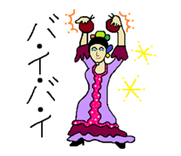 flamenco sticker #2243470