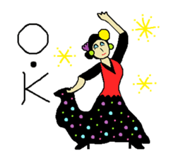 flamenco sticker #2243492