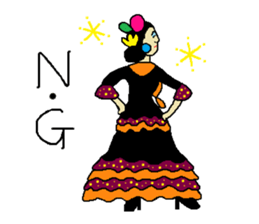 flamenco sticker #2243493