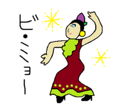 flamenco sticker #2243494